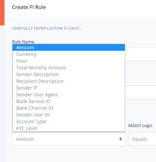 Logic Rule Field Logic Rule Field