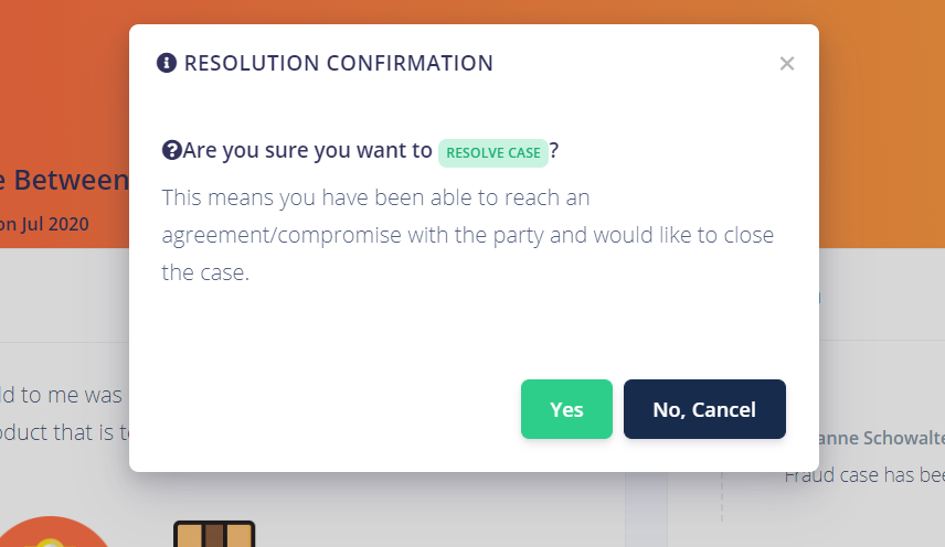 Resolve Fraud Report Resolve Fraud Report
