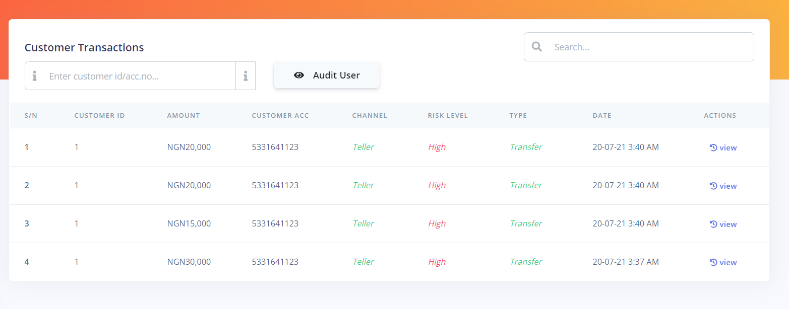 Transactions Transactions